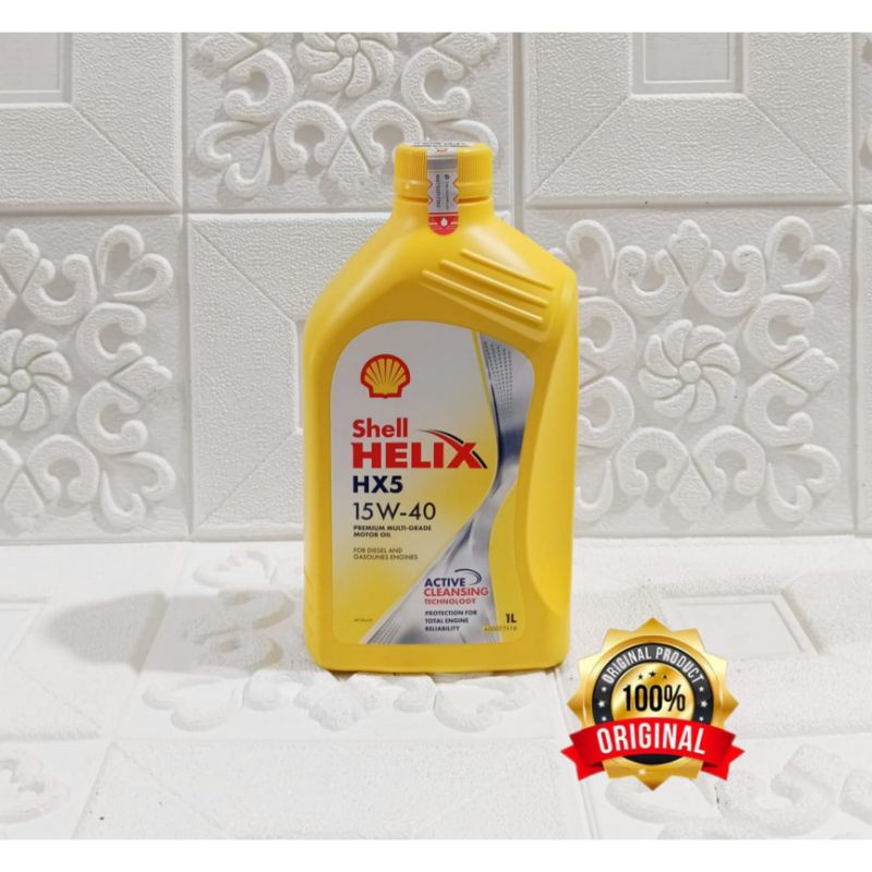 Jual Shell Helix HX5 15W40 (1L) | Shopee Indonesia