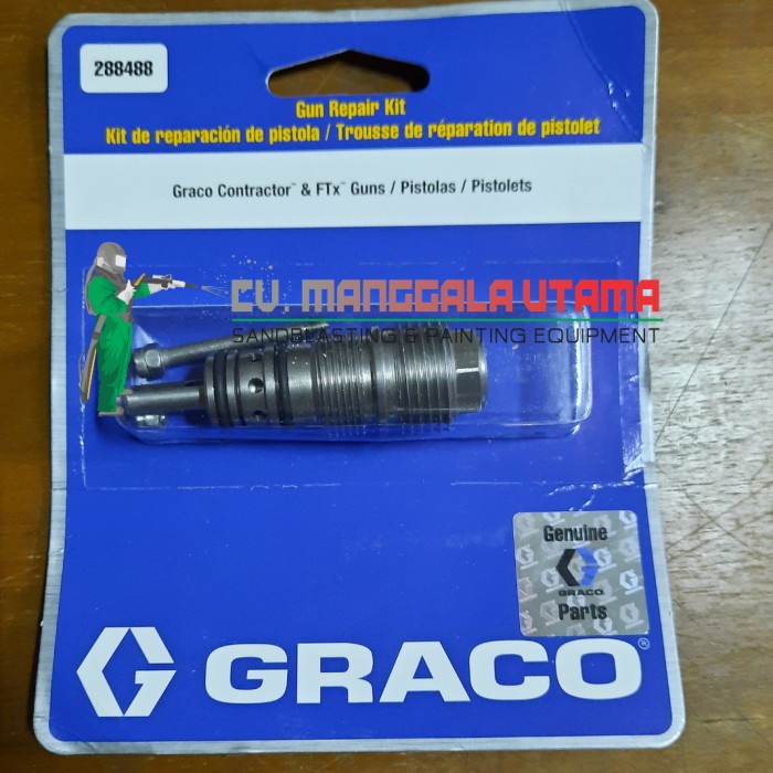 Spray Gun Repair Kit For Airless Spray Gun Contractor FTX II Replaces 288488 Compatible With Graco In | Whizz
