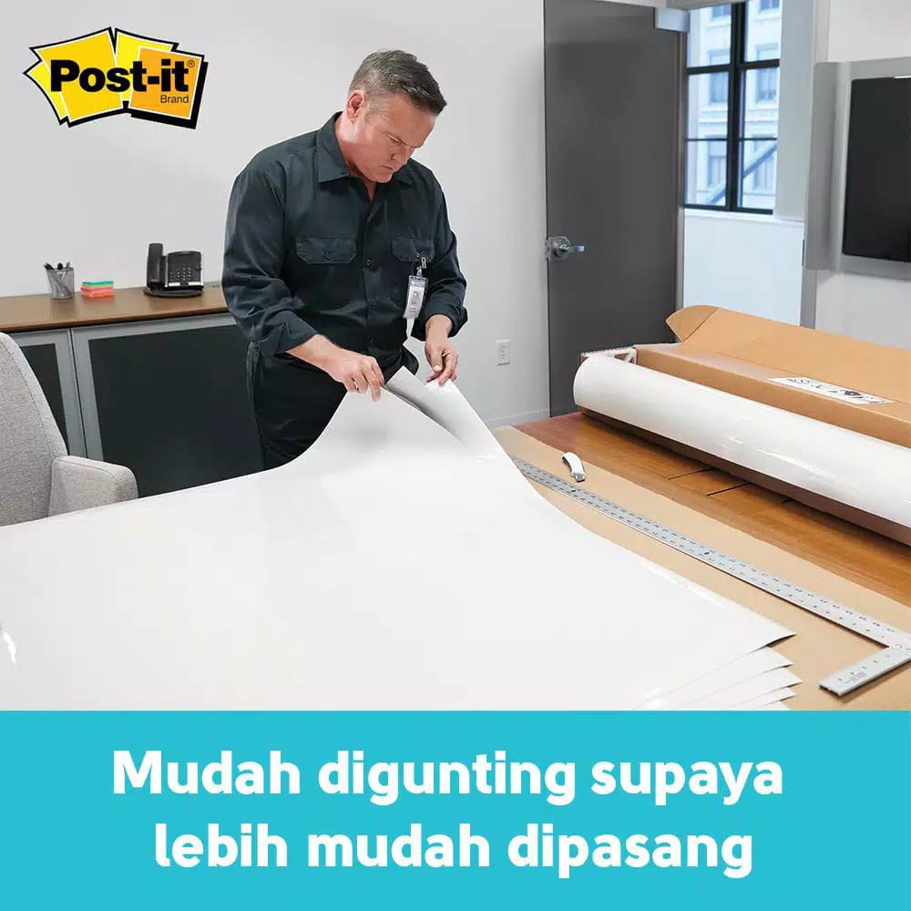 Jual 3M™ Post-it® Dry Erase Surface, Papan Tulis Instan, DEF3x4, Papan ...