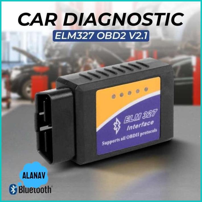 Jual ALANAV Alat Pengecek Scan Diagnosa Mesin Mobil Diagmall Bluetooth ...