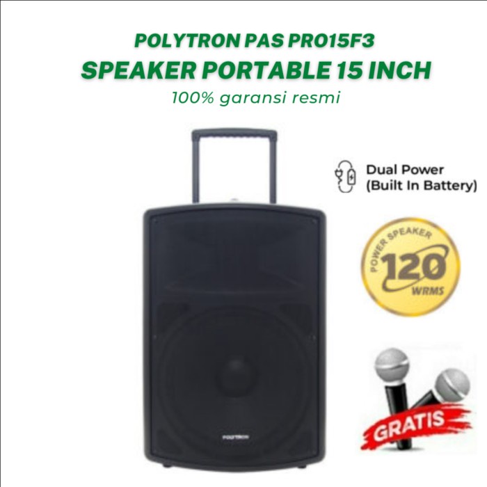 Jual Speaker Aktif Polytron Pas Pro15f3 Speaker Bluetooth Karaoke 15