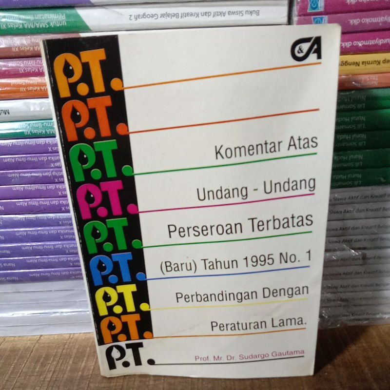 Jual Buku Original Komentar Atas Undang - Undang Perseroan Terbatas ...