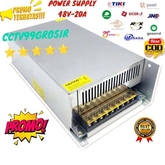 Jual Power Supply 48v 20a PSU 48 Volt 20 Ampera | Shopee Indonesia