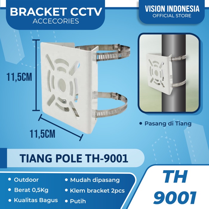 Jual Bracket Tiang Pole Cctv Outdoor Bracket Cctv Tiang Besi | Shopee ...