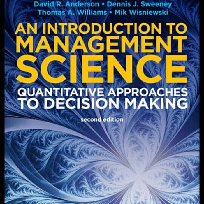 Jual An introduction to management science second edition david r ...