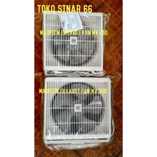 Jual NEW SERIES MASPION EXHAUST FAN MV-300 NEX KIPAS ANGIN HISAP ...