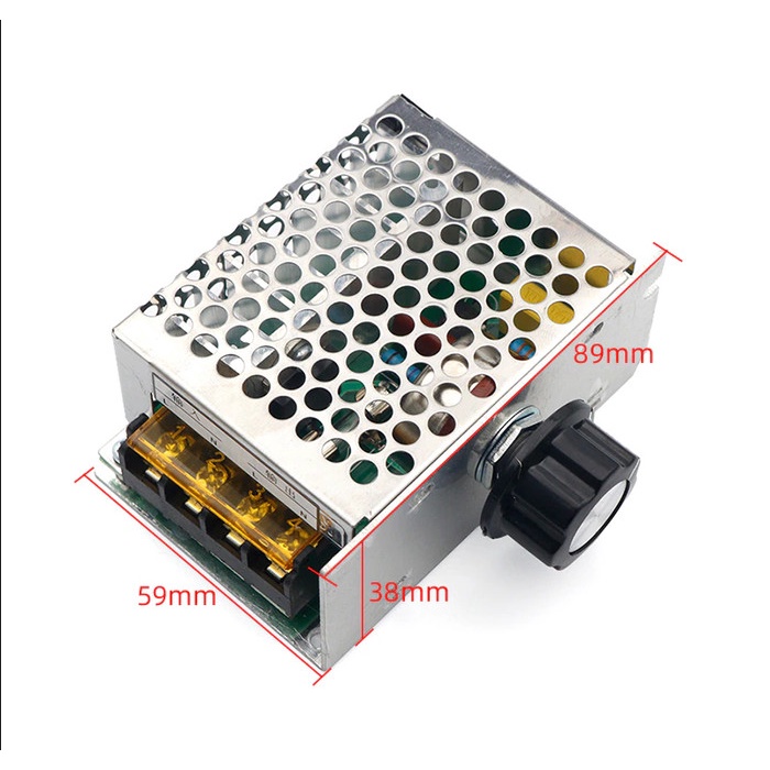 Jual Dimmer Ac 220 Volt 4000 Watt Motor Speed Controller Lampu Bor