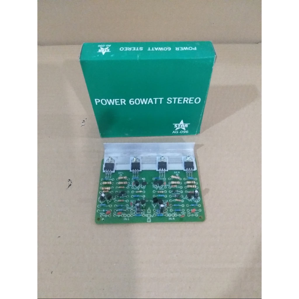 Jual KIT POWER AMPLIFIER 60 WATT STEREO AG 096 STAR PRODUCT Shopee