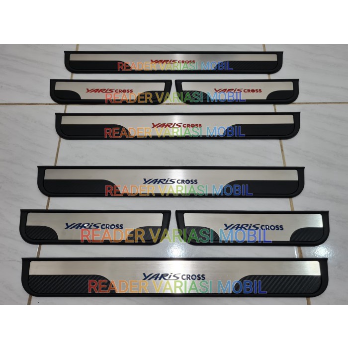 Jual New Sill Plate Sillplate Samping Side Scuff Plate Yaris Cross