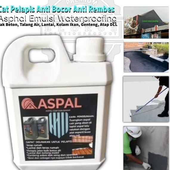 Jual Anti Rembes Dak Beton Atap Asphal Emulsi Waterproofing 1kg Murah Shopee Indonesia 5558