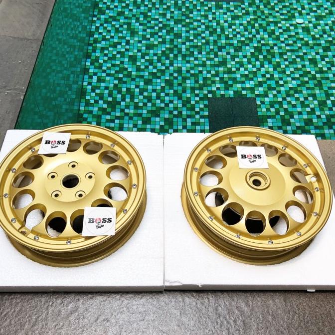 Jual Velg Vrossi Inc Alfa Quattro Gold Front Rear Vespa Sprint