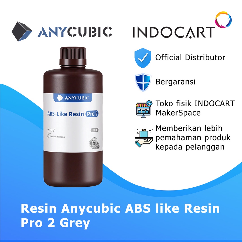 Anycubic ABS-Like Resin Pro 1kg Grey