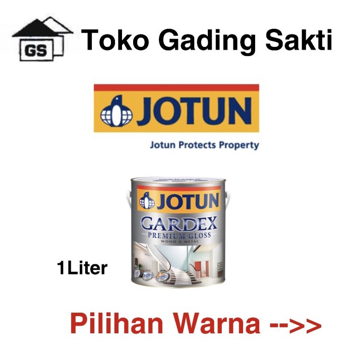 Jual Jotun Gardex Premium Gloss Cat Kayu And Besi 1liter Shopee Indonesia 0929