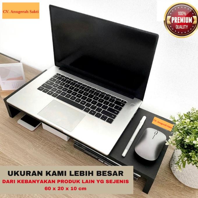 Jual Viral Alas Laptop Meja Rak Peninggi Monitor Stand Pc Komputer