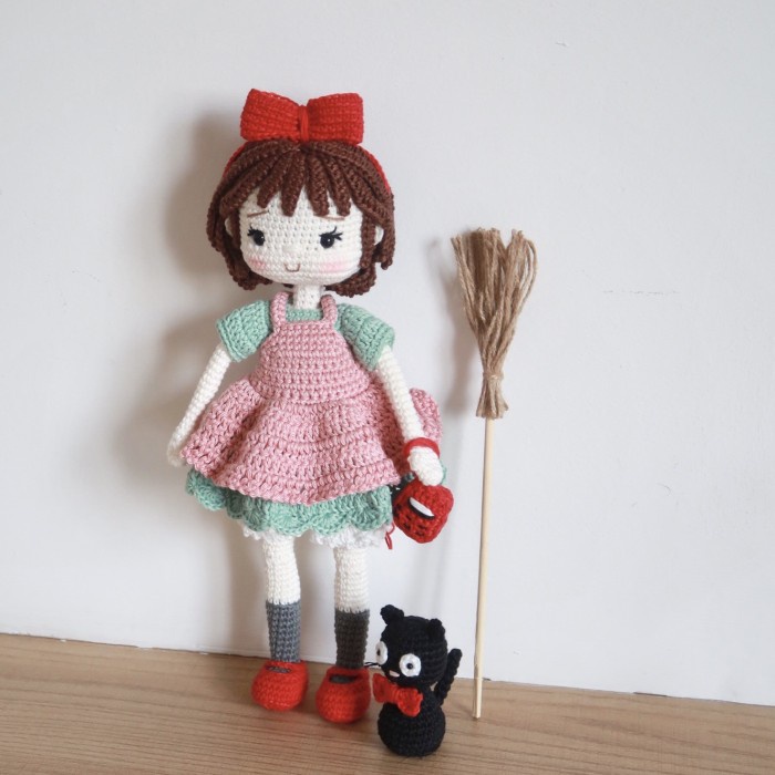 Jual Rya Boneka Rajut Amigurumi Kiki Delivery Service/ Studio Ghibli ...
