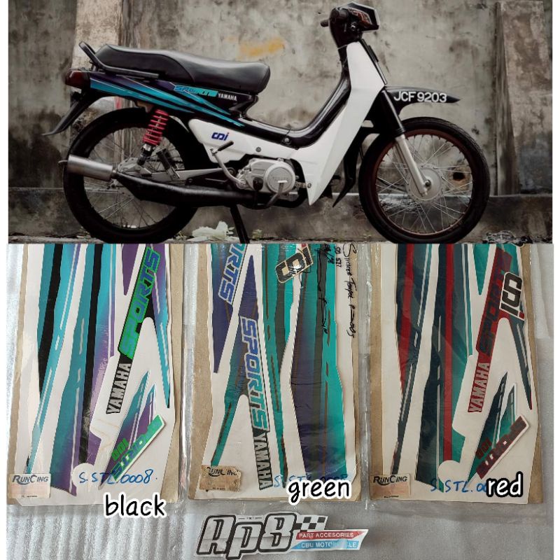 Jual Striping Stier Yamaha Alfa Y100 Sport Striping Yamaha Alfa ...