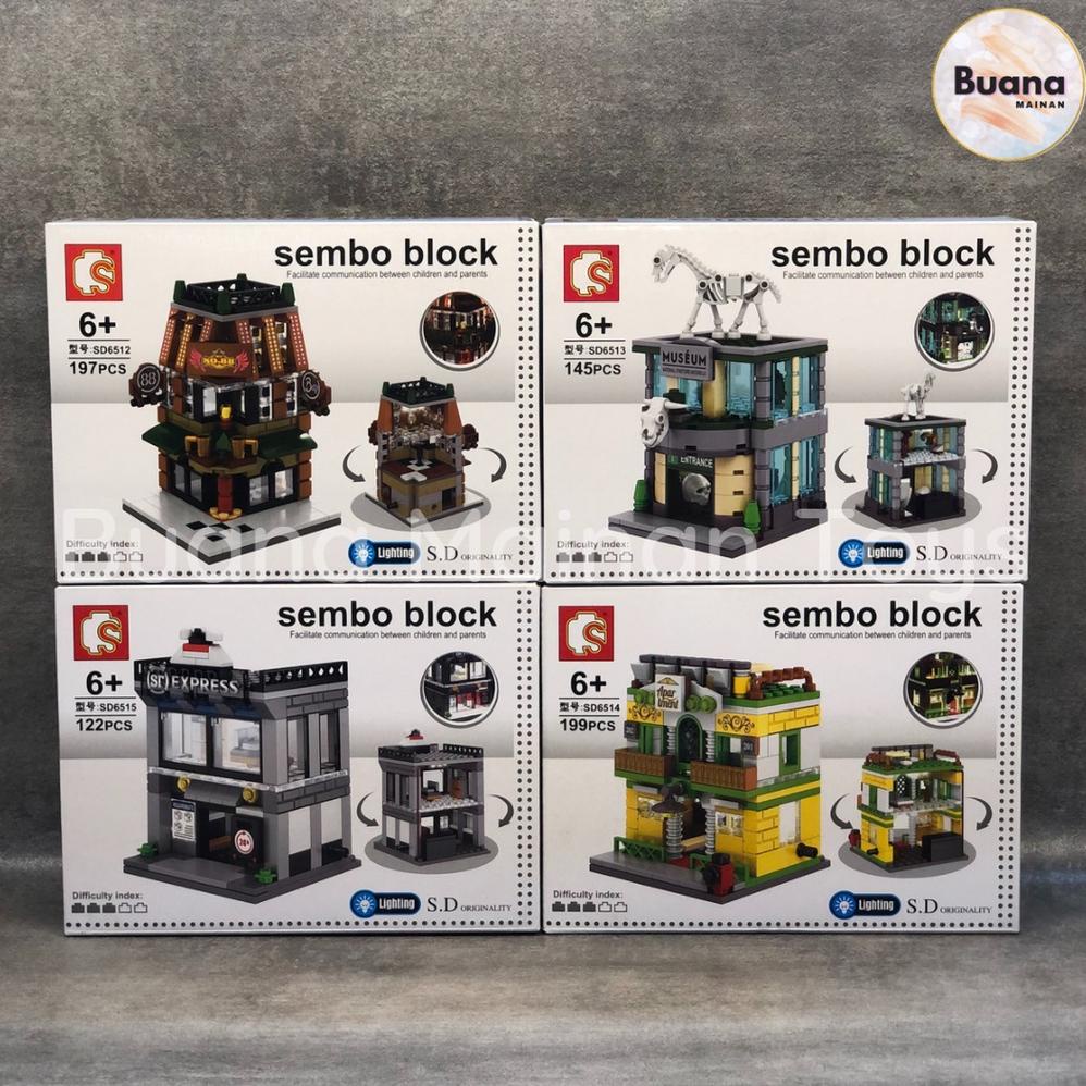 Jual BRICKS SEMBO BLOCK 6512 BANGUNGAN MUSEUM MINIATUR SKALA BANGUNAN ...