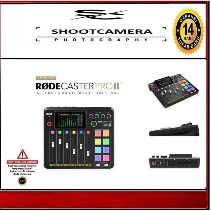Jual RODE CASTER PRO PODCAST PRODUCTION STUDIO - RODECASTER PRO RESMI ...