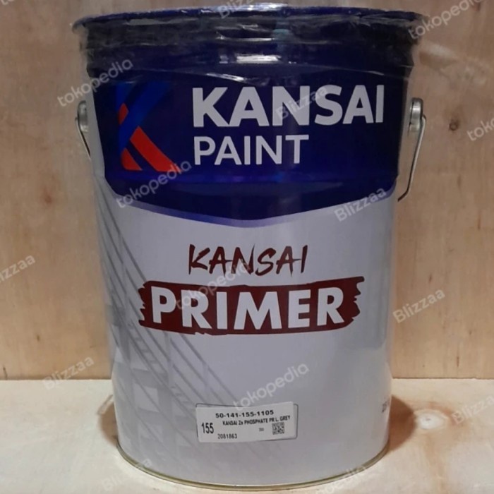 Jual JM Kansai Zinc Chromate 25kg Primer Grey Green Cat Dasar Kayu