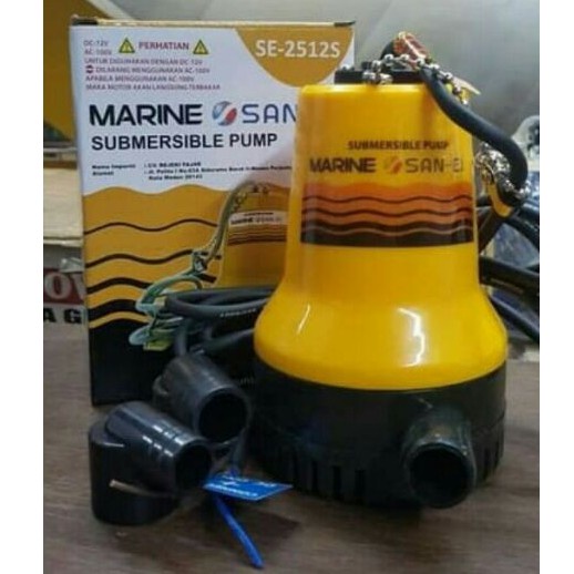 Jual Terbaru San Ei Se 2512 Sanei Marine Pump Pompa Celup Air Dc 12v