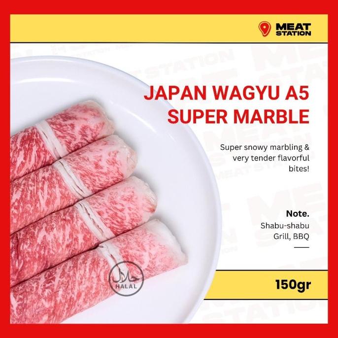 Jual JPN WAGYU A5 SLICE - SUPER MARBLE BEEF / BEEF SLICE / DAGING SAPI ...