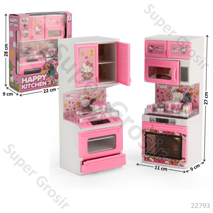 Jual Mainan Anak Mainan Masak Masakan Kitchen Set Meja Kompor Oven ...