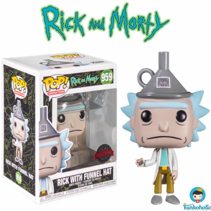 Jual Funko POP! Animation Rick and Morty - Rick with Funnel Hat ...