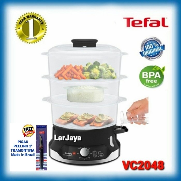 Jual Tefal Food Steamer Ultra Compact Vc2048 Kukusan Listrik Tefal