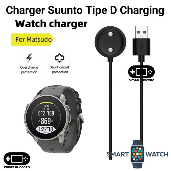 Jual CHARGER SUUNTO TIPE D CHARGING VERTICAL 9 PEAK PRO DOCK KABEL USB ...