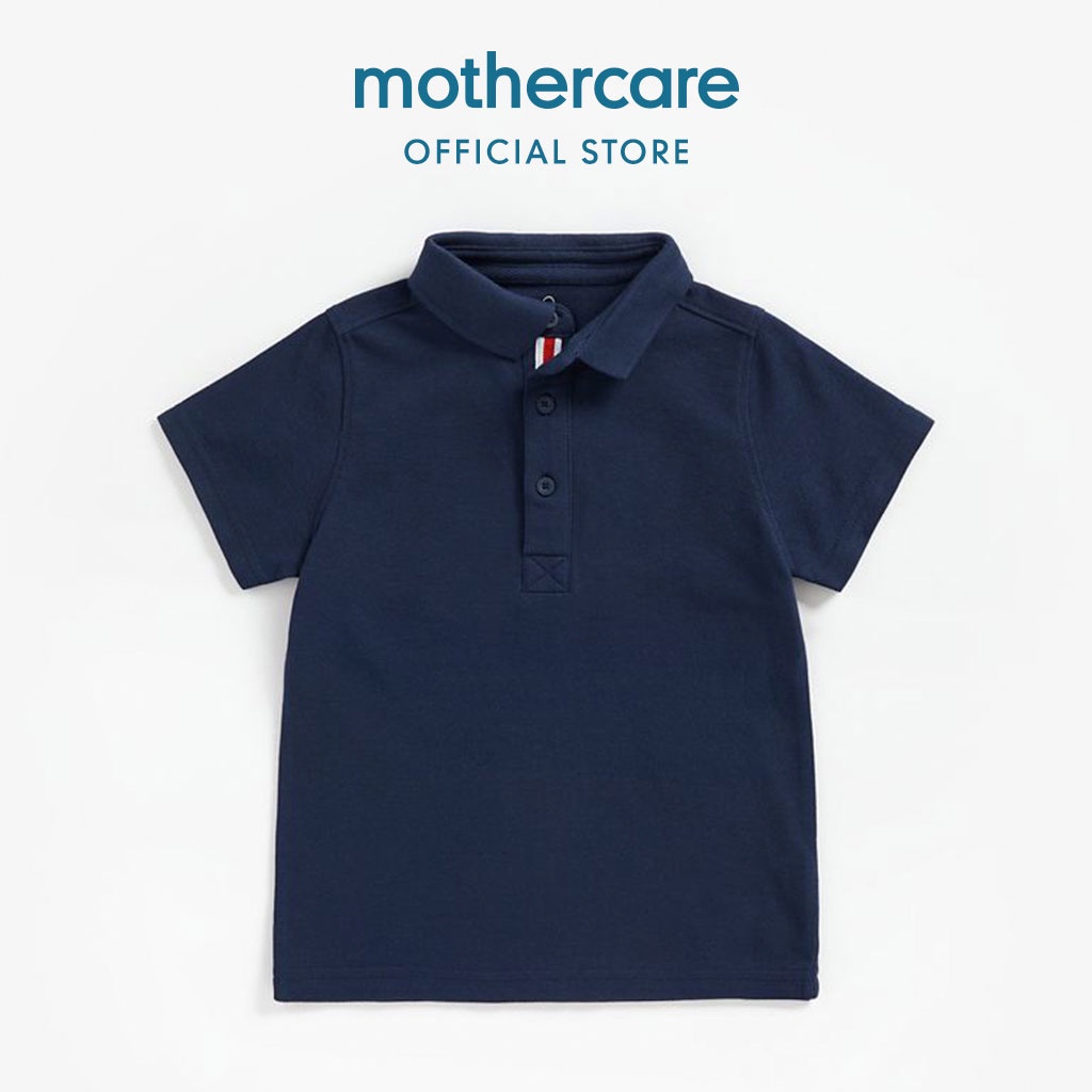 Jual Mothercare Navy Polo Shirt Kaos Polo Bayi Laki Laki Biru Navy