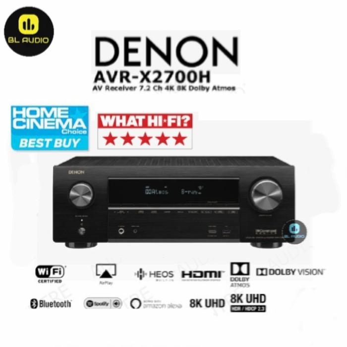 Jual Denon AVR X2700H AVR 2700 Amplifier Receiver 7.2 4K/8K Dolby