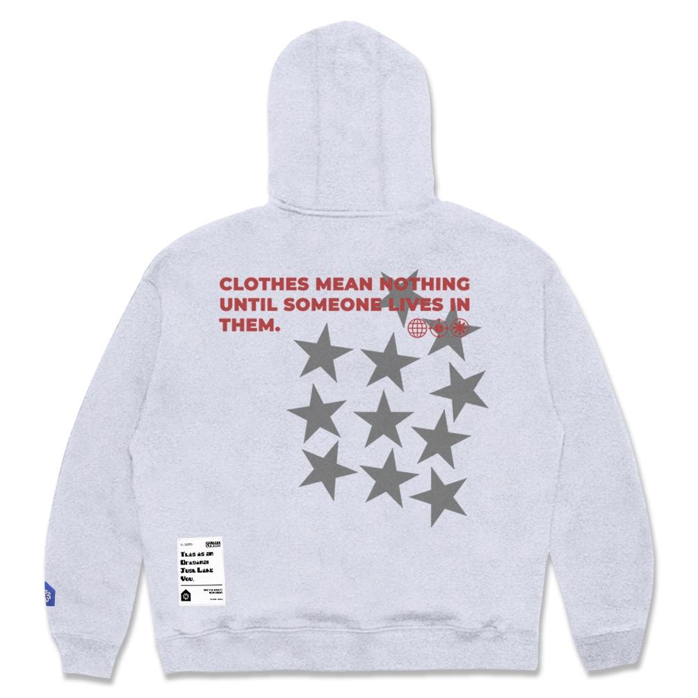 Jual Fearless Studio Oversized Hoodie - Manner Misty Abu | Shopee Indonesia