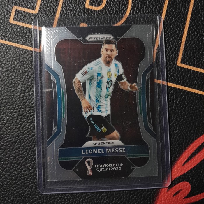Jual COD Lionel Messi Argentina Fifa World Cup Qatar 2022 Panini Prizm ...