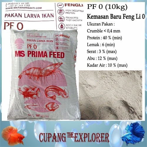 Jual Pelet Pakan Ikan Ms Pf 500 Pf 800 Pf 1000 Pf 128 Pf 0 Feng Li 0 1 Karung 10Kg