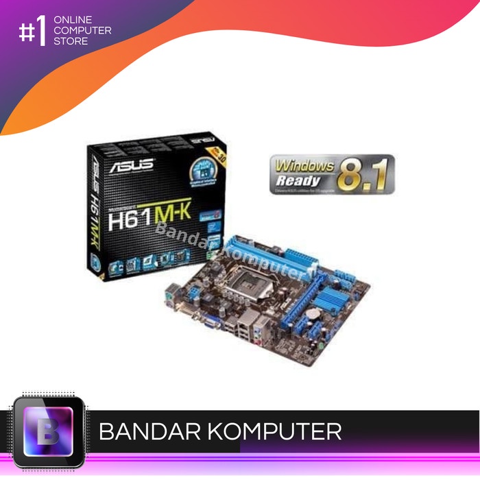 Jual Motherboard Asus H61M K Pi Shopee Indonesia