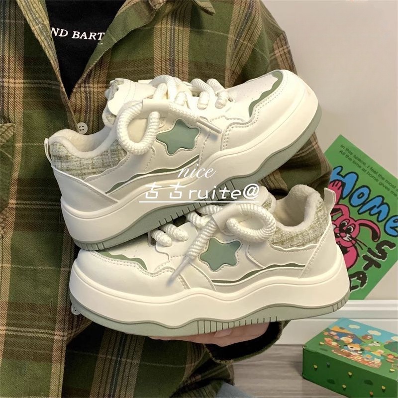 Jual Sepatu Wanita Cocok, Sepatu Kasual Platform Desain Asli | Shopee ...