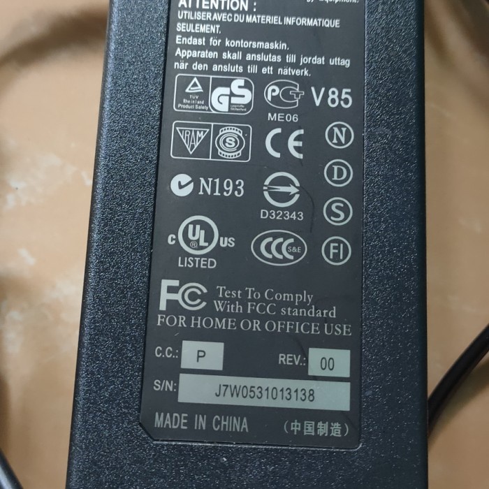 Jual Guid Adaptor Dc V A Input Ac V Made In China Shopee