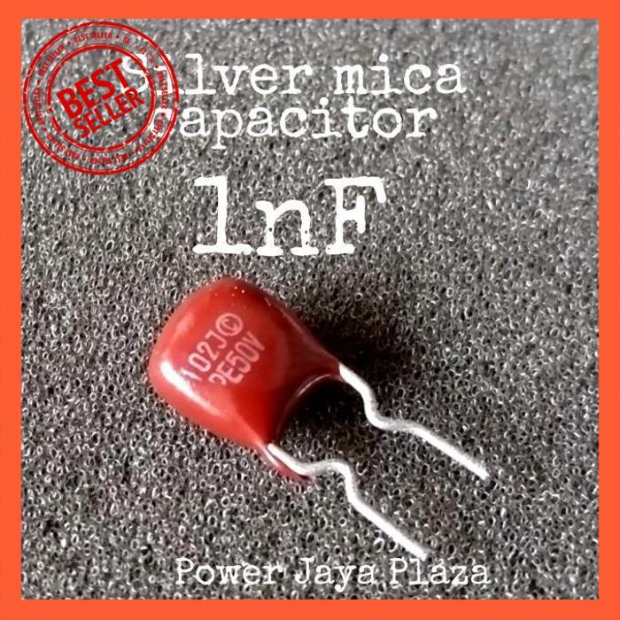 Jual PWP SILVER MICA JAPAN CAPACITOR 1NF 50V KAPASITOR SILVER MIKA