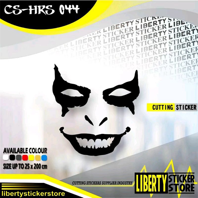 Jual Cutting Sticker Joker Smile | Cutting Stiker Joker Smile | Shopee ...