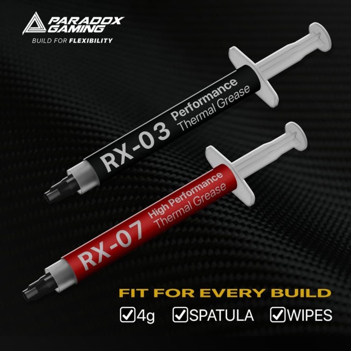 Jual THERMAL PASTE PARADOX GAMING RX-07 dan RX-03 HIGH PERFORMANCE ...