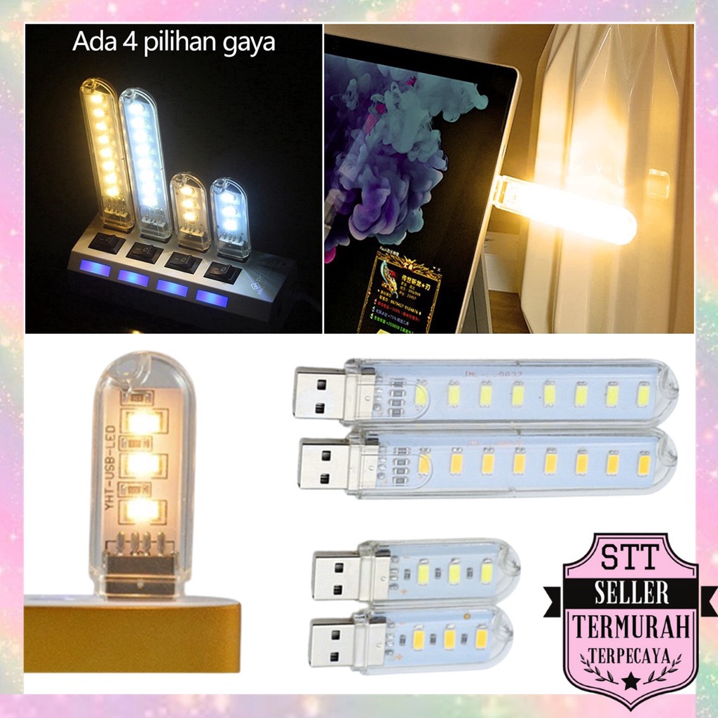 Jual Stt Lampu Led Usb Mini Mata Transparan Lampu Usb Led Model Cool White Lampu Emergency