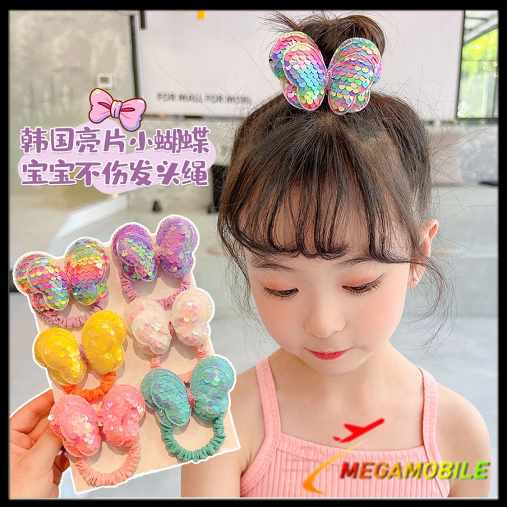 Jual MM - Ikat Rambut Anak Perempuan Bentuk Kupu-Kupu Kunciran Rambut ...