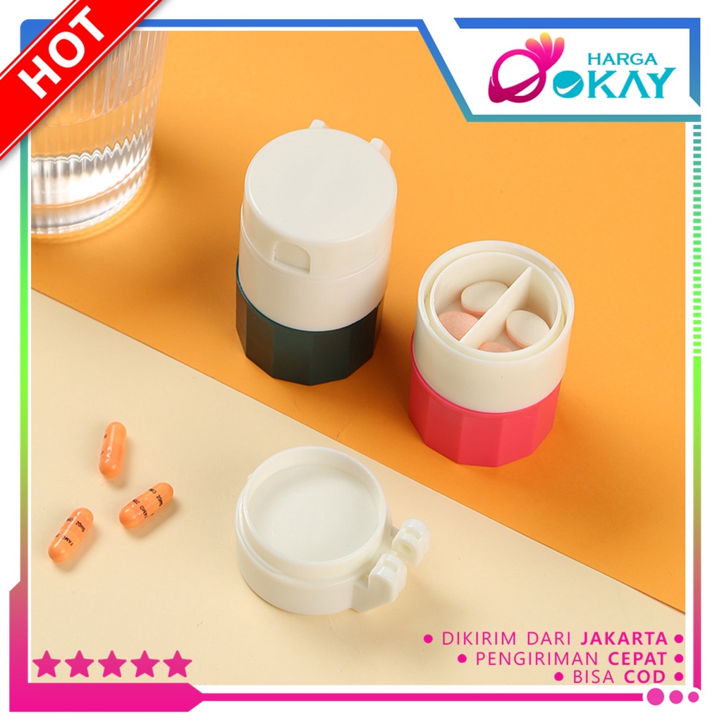 Jual HO PENGHANCUR OBAT 4 IN 1PRAKTIS TEMPAT PENYIMPAN PIL PENGHANCUR ...