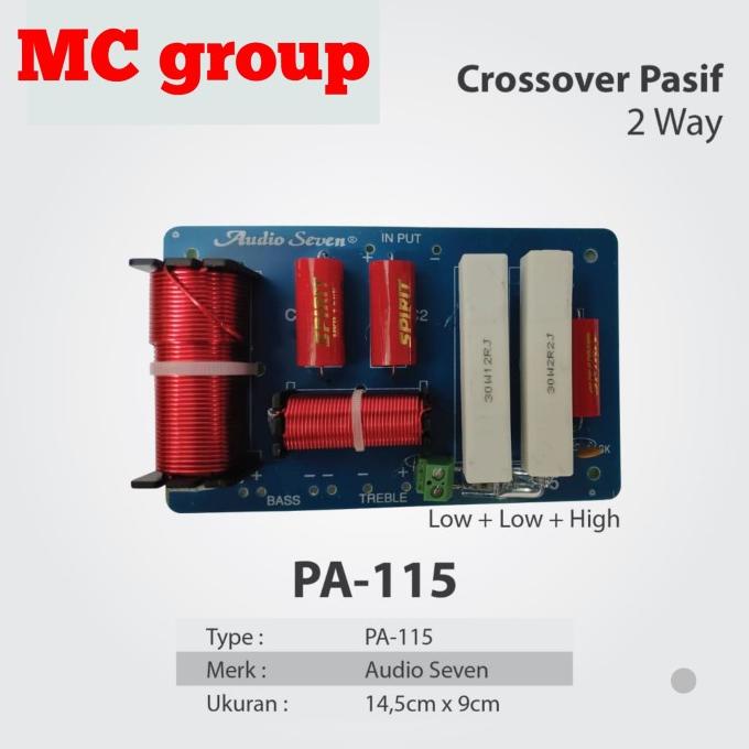 Jual mesin crossover pasif Audioseven PA 115 crossover 2 way ORIGINAL ...