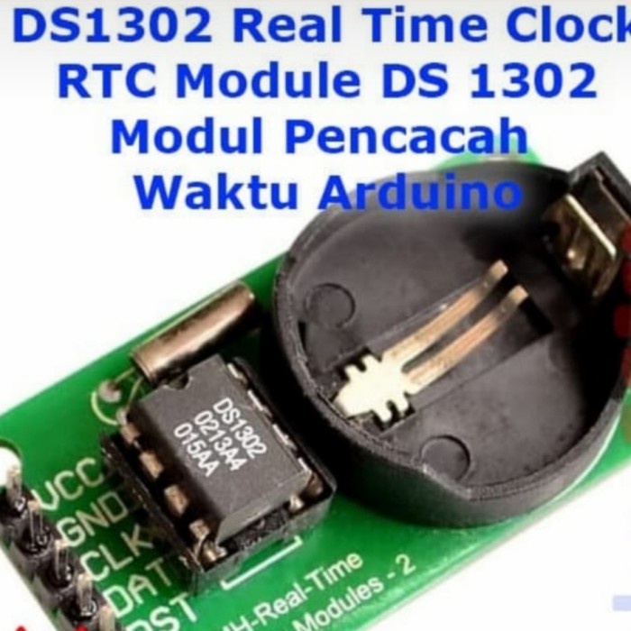 Jual ds1302 real time clock rtc module ds 1302 modul pencacah waktu ...