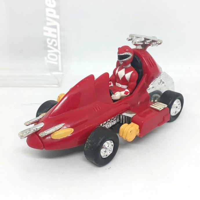 Jual ORIGINAL Power Rangers Red Ranger Figure with Car Saban | Shopee ...