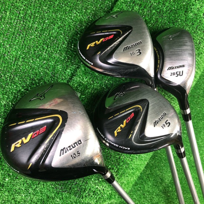 MIZUNO ミズノ RV03 MJ1 フレックス：R #1W/3W/5W/5U/6～9/P/G/S/PT 12 