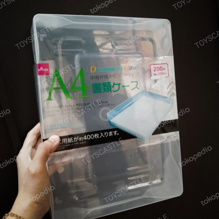 Jual Daiso dokument case A4 kotak file penyimpanan surat dokumen 400 ...