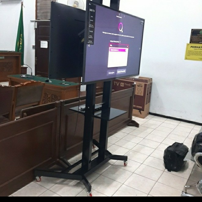 Jual Promo!! Sale Bracket Tv Standing 2 Tv Depan Belakang 32 Sampai 60
