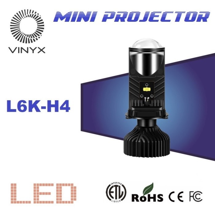 Jual Lampu LED Projie H4 Mini Projector Lens Lensa Mobil Motor Y6 Y6D ...